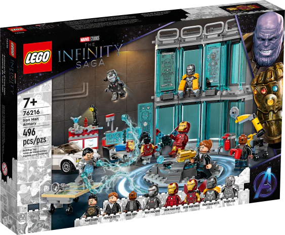 76216 LEGO® Marvel® Iron Man Armory